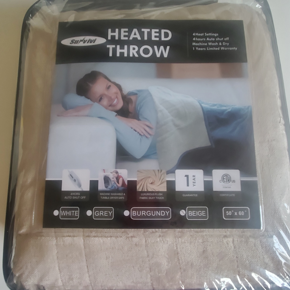 Sunbeam Tan Blanket Luxurious Bedding